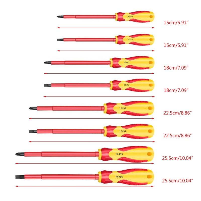 Insulated Screwdrivers Magnetic Tips Professional Electrician Screwdrivers Repair Tool For Electrician Repair