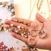 25-Tage-Weihnachts-Schmuck-Adventskalender Ohrringe Halsketten-Set Armband Anhänger Feiertags-Geschenkbox für Frauen Mädchen Valentinstag