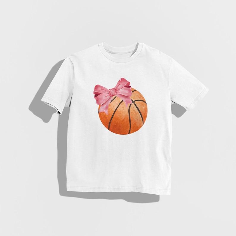 Basketball Mom T Shir Mascot Bow Shirtcoquette Bow School Spirit Tshirt Cheer Mascot Shirtbasketball Team Jersey Cute Gift S