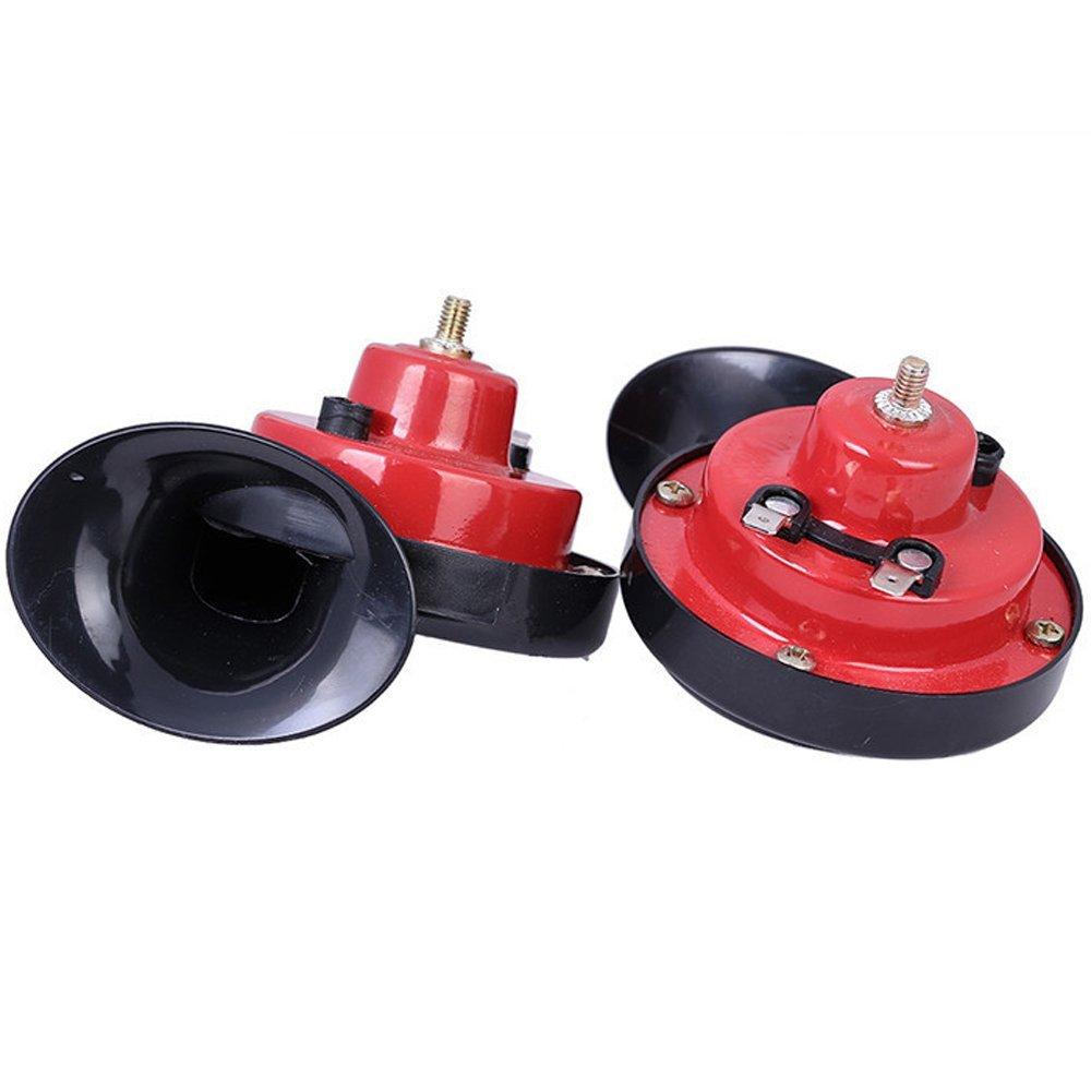 Para 120db Ślimak Air Horn Głośny Dual Twin Tone Motocykl Samochód Rower Ciężarówka 12V