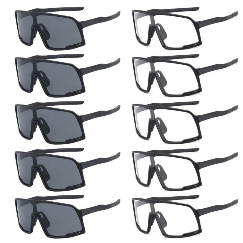 

10pcs Cycling Shades Biking Sun Glasses Men s Driving Camping Hiking Fishing Classic Sunglasses Outdoor Sports Uv400 Sunglasses