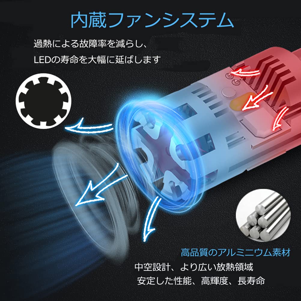 Compatible with Toyota LED turn signal bulbs with prevention pinch CSP compatible with Toyota exterior LED turn car warranty set of 2 Alphard/Vellfire