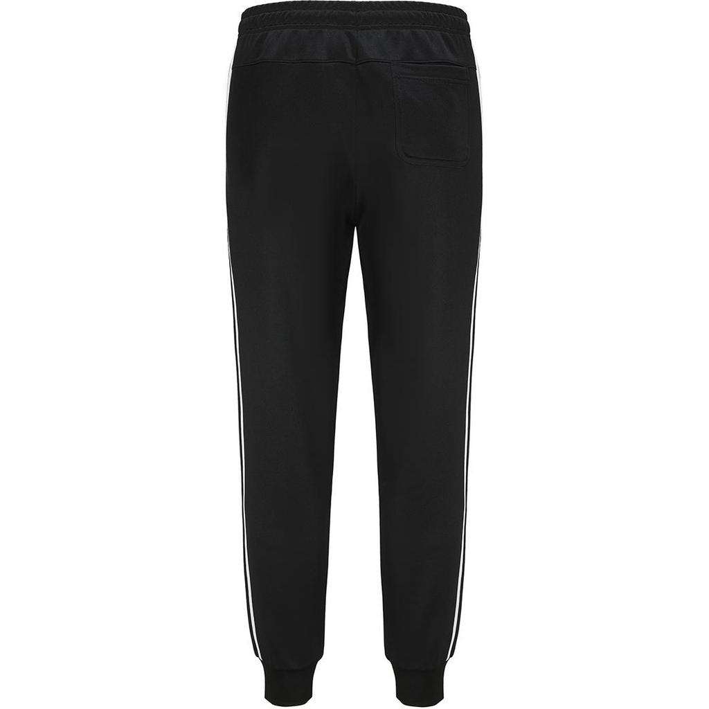 Adidas Elastic Cuff Solid Color Retro Knitted Sports Pants Unisex Pants Black TR30P1T-BW