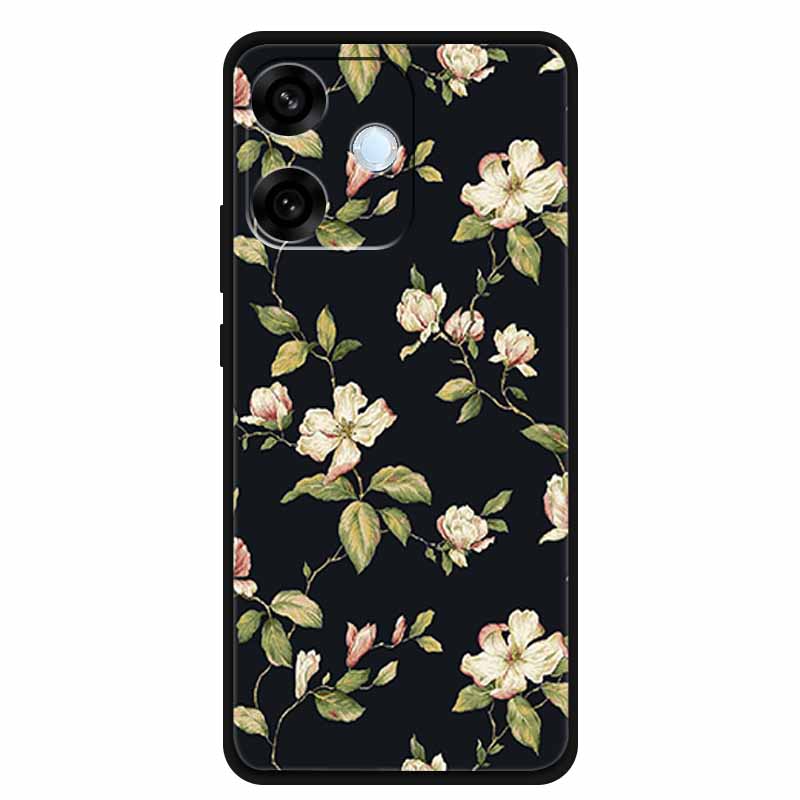 For Oppo A5 Pro 4G 5G Case 6.67" Soft TPU Silicone Funda Cut Cat Flower Painted Back Cover for Oppo A5 Pro 5G Global Shell Coque
