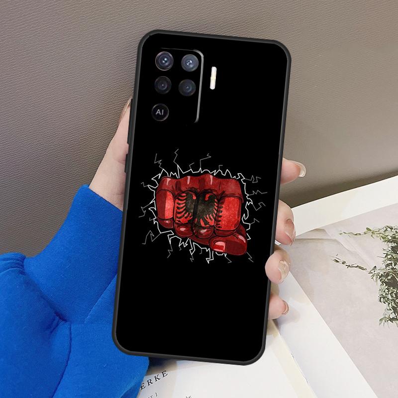 Albanian Flag Eagle Case For Oppo A5 Pro A15 A17 A57 A77 A18 A38 A58 A78 A98 A94 A74 A54 A16 A76 A96 A40 A60 A80