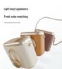 360° Rotating Portable Retro Leather Fan: Waist-Hanging, Bag-Hanging, Desktop Three-in-One Outdoor Cooler