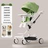 Lightweight Reclining & Sitting Baby Stroller - Two-Way Foldable Newborn & Kids Stroller
