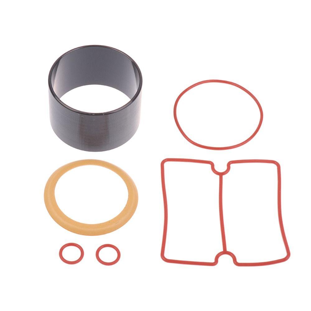 1 Set 550W 750W 1100W 1500W Luftkompressor Kolbenring-Kit Nitrilkautschuk Zylinderlaufbuchse Ölfreier Zylinder-Kit Kolbenring