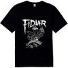 ZERONNEESTUDIO Men's Fidlar Punk Rock T-Shirts Black
