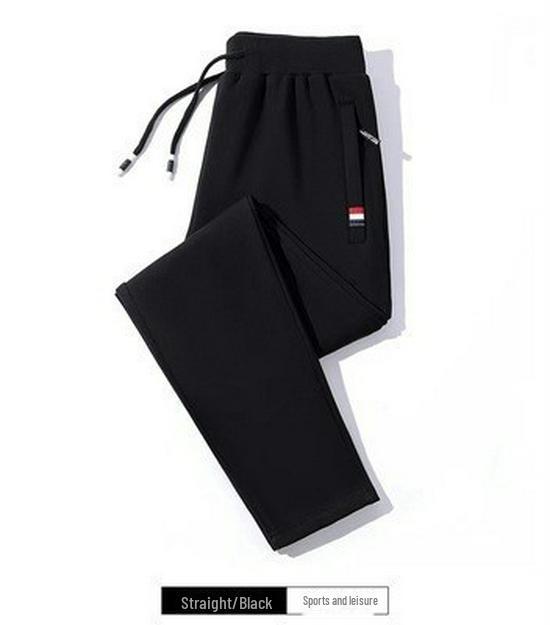 Pantaloni de trening de catifea pentru bărbați plus-size - Pantaloni sport cu croială largă pentru toamnă/iarnă