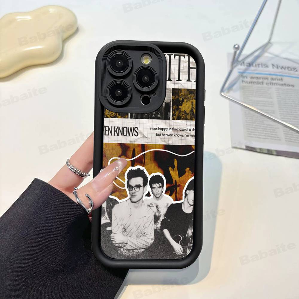Band The S-Smiths Silicone Soft Phone Case For IPhone 17 16 14 13 12 11 15 Pro Max Plus Air Cover