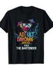 Humorous Cocktail-Themed T-Shirt for Adults, Perfect Gift for Adult Daycare, Cozy Graphic Tee Suitable for All Seasons And Daily Outdoor Activities, S