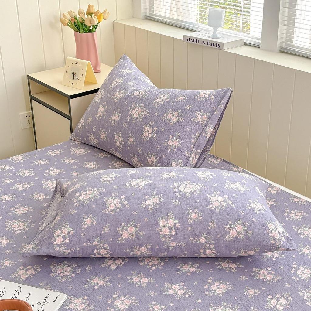 Class A Baby & Mom Double Layer Gauze Printed 3-Piece Bedding Set - Washed Cotton