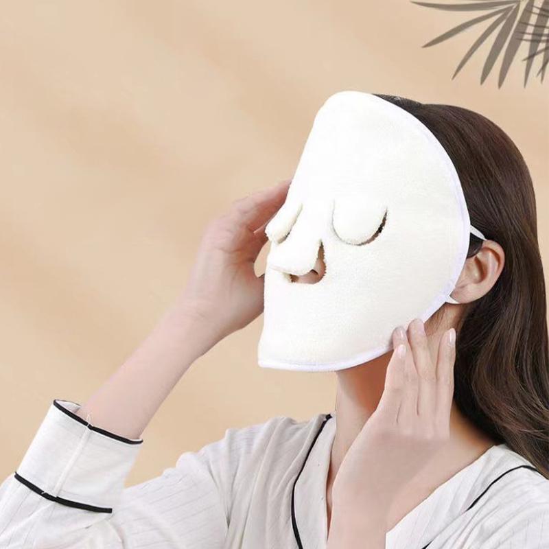 Compress Towel Long Staple Cotton Wet Compress Face Towel Opens Skin Pore Compress Face Towel Facial Skin Care