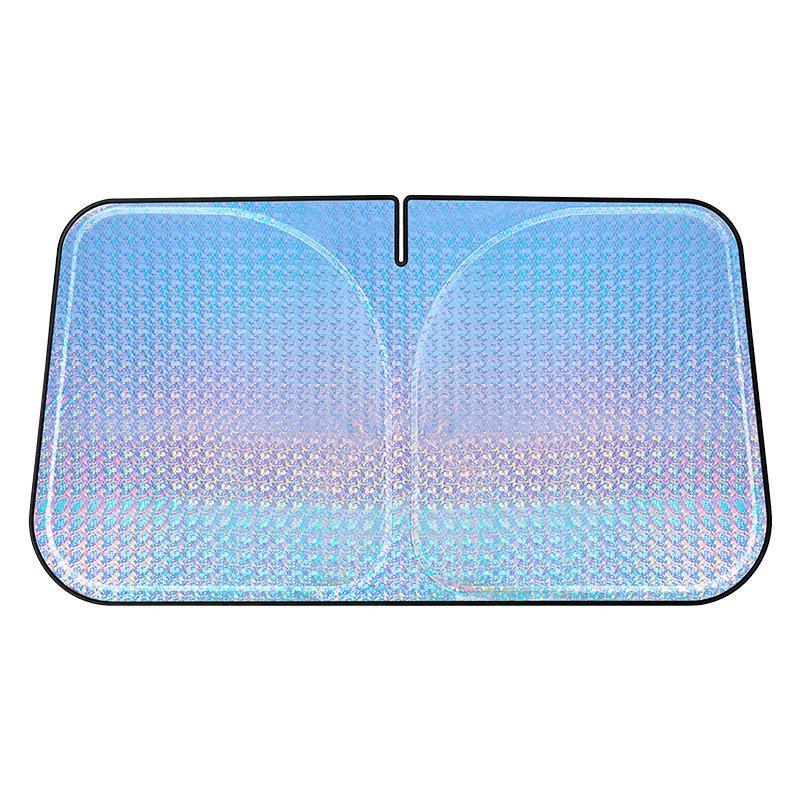 Car Interior Sunshade: Laser Sun Block & Heat Insulation for Windshield Protection