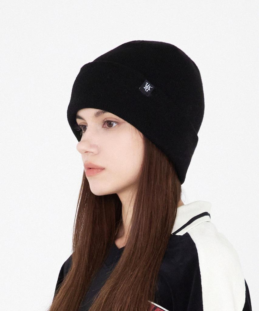 ULUK Lucida Black Label Cuff Knit Beanie_Black
