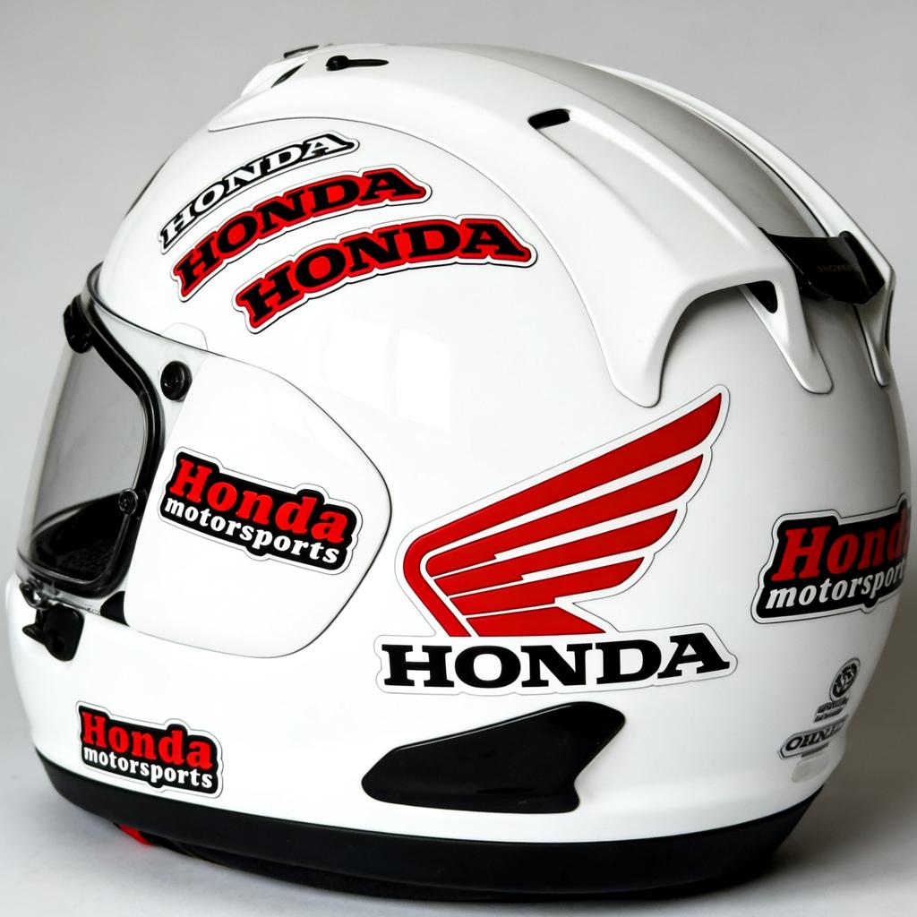 For Honda Reflective Motorcycle Stickers, 20x30cm,30c40cm,Waterproof Wear-resistant Vinyl Decals for Helmet Toolbox Bike Body