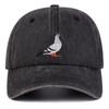 Baseball Denim Washed Stitching Embroidered Pigeon Neutral Gender Women  Men For Caps Spring Autumn Outdoor Adjustable Casual Hats Sunscreen Hat