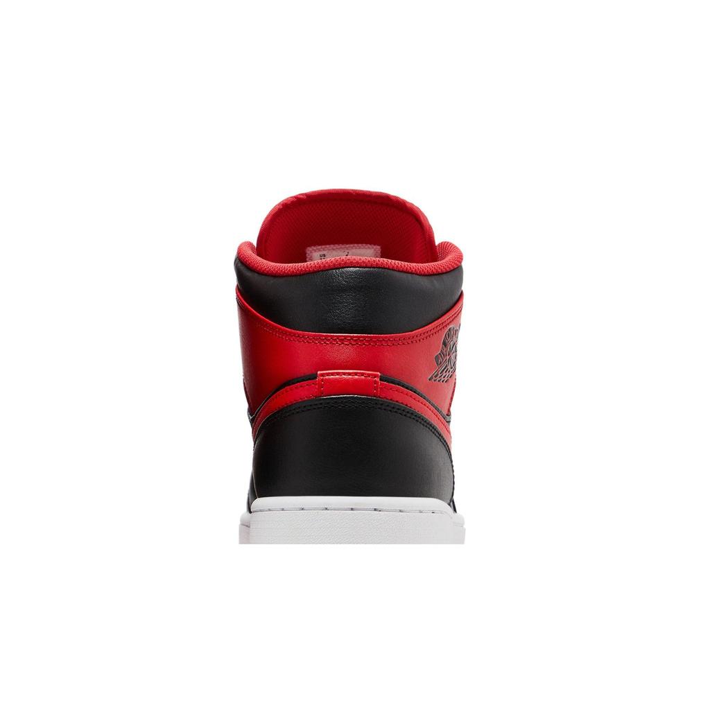 Air Jordan 1 Mid 'Alternate Bred' (Dla obu płci) Czarne / Ognisty Czerwony / Białe Buty do Koszykówki Vintage DQ8426 060