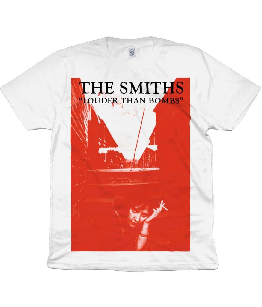 The Smiths - Louder Than Bombs - 1987 - Sire - Organic T-Shirt Mens Womens Tees Top - Morrissey XL