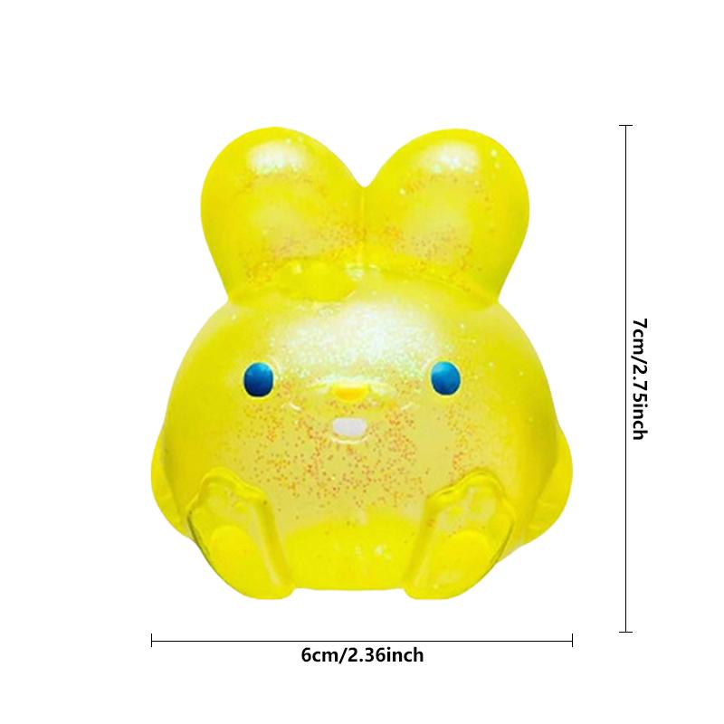 Jellyfish Squishy Fidget Set Rabbit Ice Cream Cone Stress Relief Anti-Anxiety Sensory Squeeze Toys Waterproof Water Play Gift