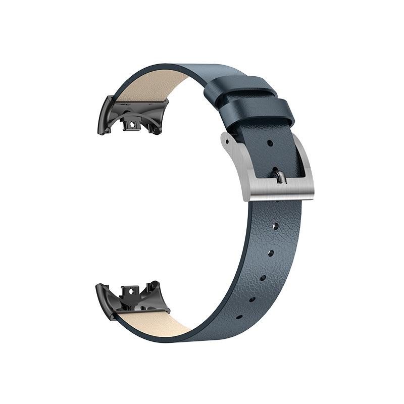 Bracelet For Xiaomi Band 8 Leather Strap For Miband 8 Smart Band Accessories