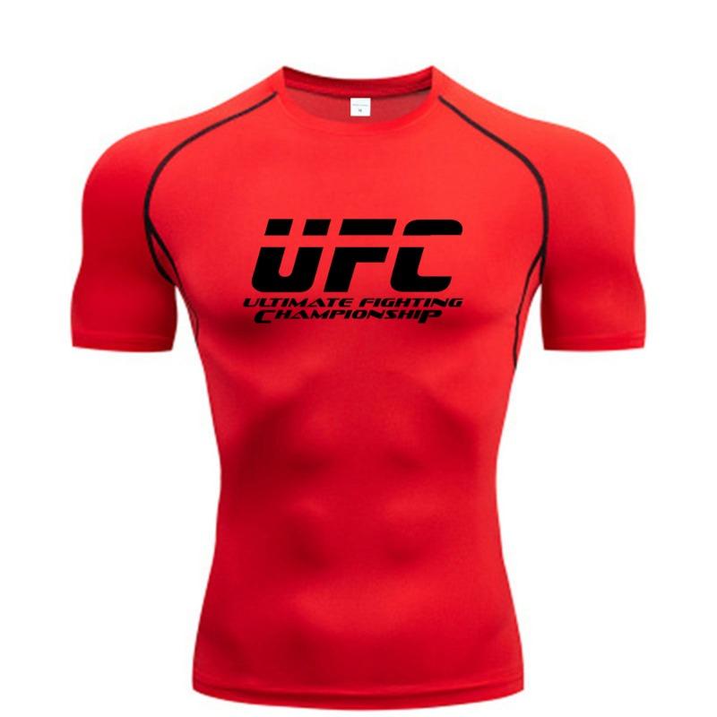 T-shirt Respect The Fight Men's Short Sleeve Ultimate Fighting Championship Training Tops