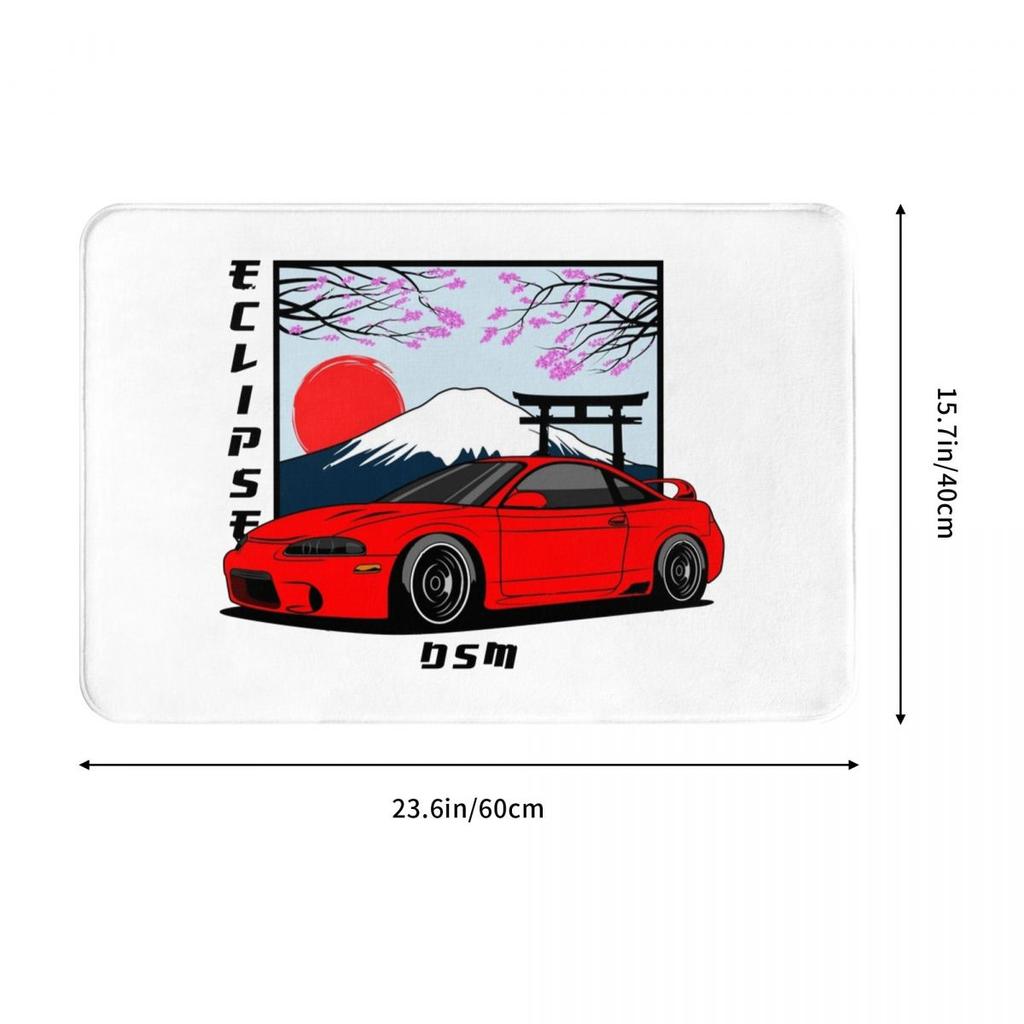 Eclipse 2G DSM Red Doormat Sand Scraping Carpet Rug Kitchen Entrance Home Floor Mat for Bathroom Footpad Mats