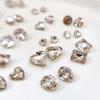 5Pcs Luxury Crystal Diamonds Pile Drills Nail Art Rhinestone 3D Diy Stacked Drill Jewelry Charms Manicure Decoration Accessorie