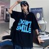 100% Cotton T-shirt Summer Letter Print T Shirt for Women Clothes Harajuku Oversized T-shirts Y2k Tops Hip Hop Streetwear