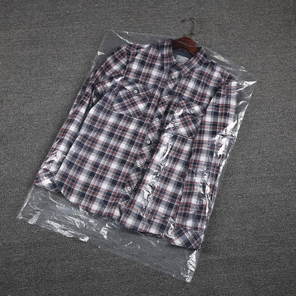 50pcs 60x100cm Disposable Clothes Dust Bags 60x120cm Transparent See Through Clothes Covers 60x90cm PP Plastic Clothes Dust Bags