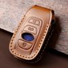 Leather Car Key Cover Keychain Holder Case Protector for Subaru Legacy Impreza Forester Xv Trezia BRZ Wrx Levorg Outback Remote