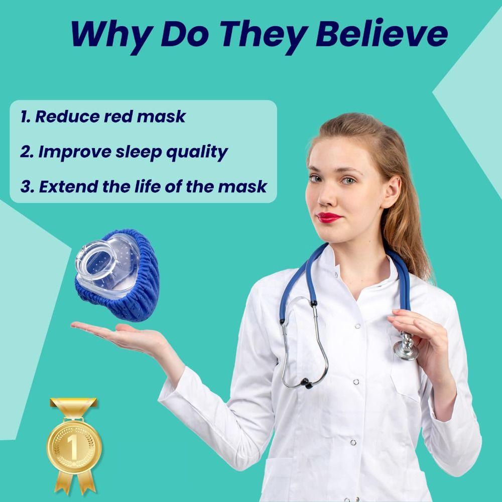 Comfortable CPAP Nasal Mask Liners Reusable Full Face Mask Cushions CPAP Mask Cushion  For Patients