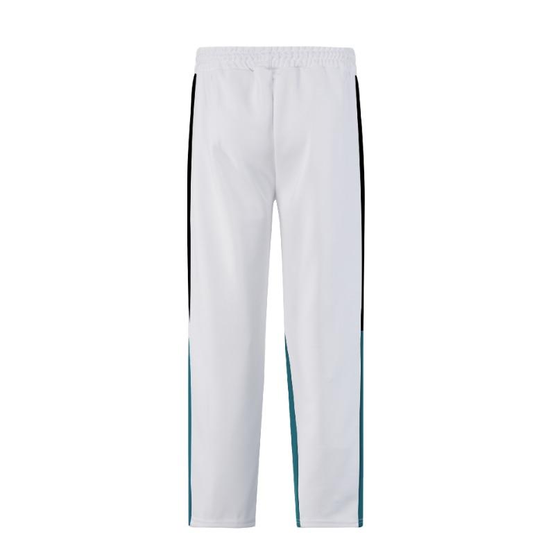Men's Funky Pants Casual Colour Block Button Trousers Sweatpants Men's Straight Legs