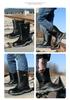 Unisex Steel Toe Safety Boots: Anti-smash, Anti-puncture, Water-repellent, Anti-scald, Ideal for Oilfield & Welding Work