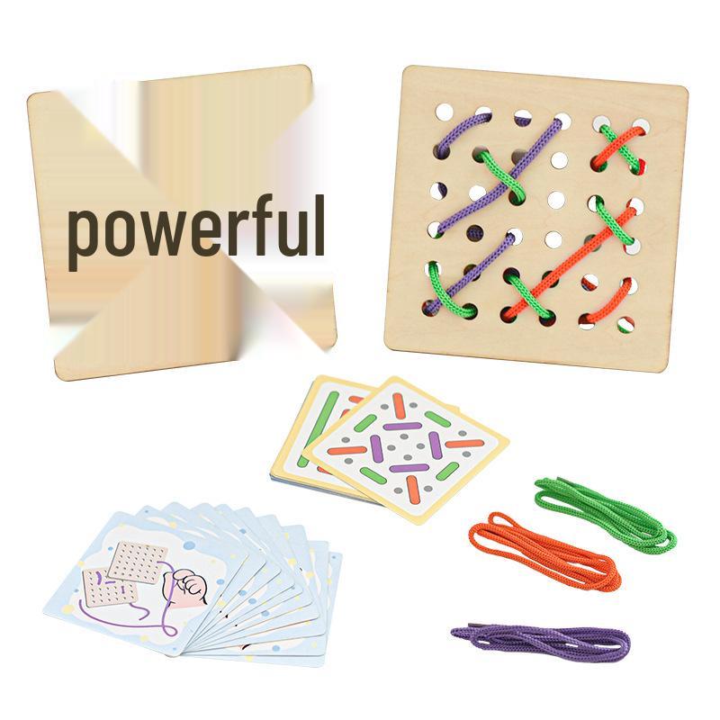 Montessori Fine Motor Skills Educational Beading Toy for Kids