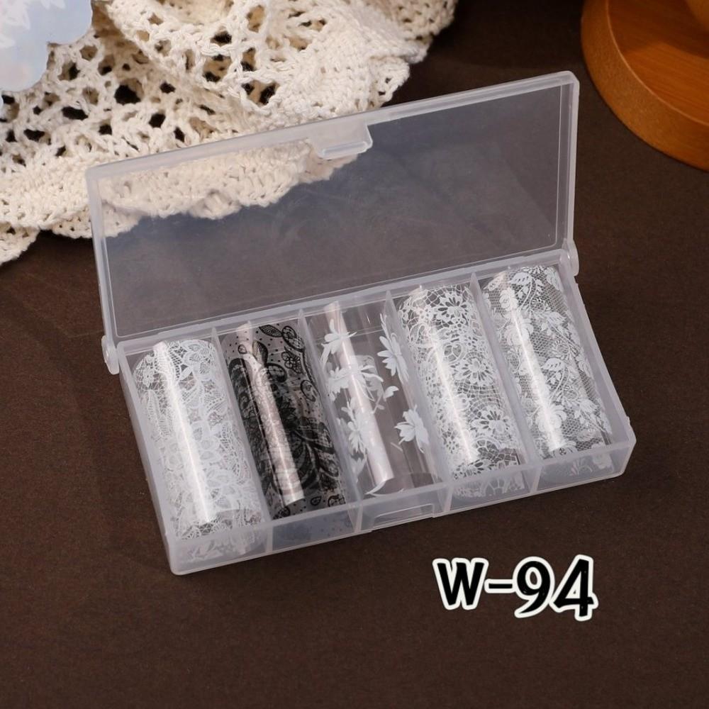 Laser Nail Foils Lace Design Nail Art Stickers Professional Nail Decorations  Manicure DIY