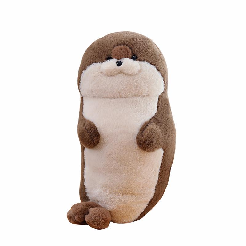 Super Soft Large Sea Otter Plush Pillow - Cute Bed Backrest & Sleeping Toy