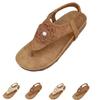 Women Summer Floral Crochet Thong Sandals Platform Flip Flops Slip On Slingback Casual Beach Shoes for Outdoor Wear