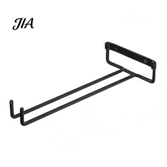 Wall Mount Wine Utensil Holder Mounted Glass Holder, Hanging Stemware Racks, Cup Home Bar Accessory Hangers Under Cabinet, Wire Racks for Kitchen