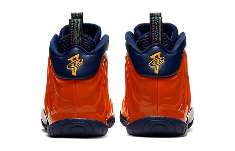 Nike Air Foamposite One Blue Void Rugged Orange GS 644791-407