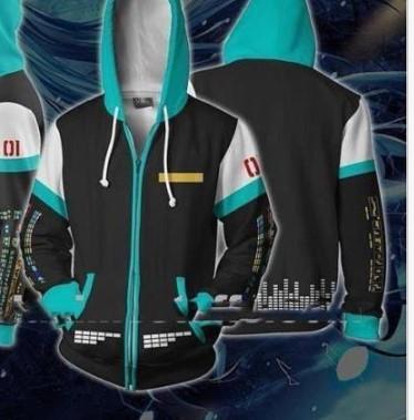 New, animation sweater, steel alchemist, Edward 3D printed sweater zipper cardigan animation periphery