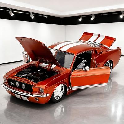 JADA 1:24 1967 Shelby GT500 Alloy Car Diecasts & Toy Vehicles Car Model Miniature Scale Model Car For Children