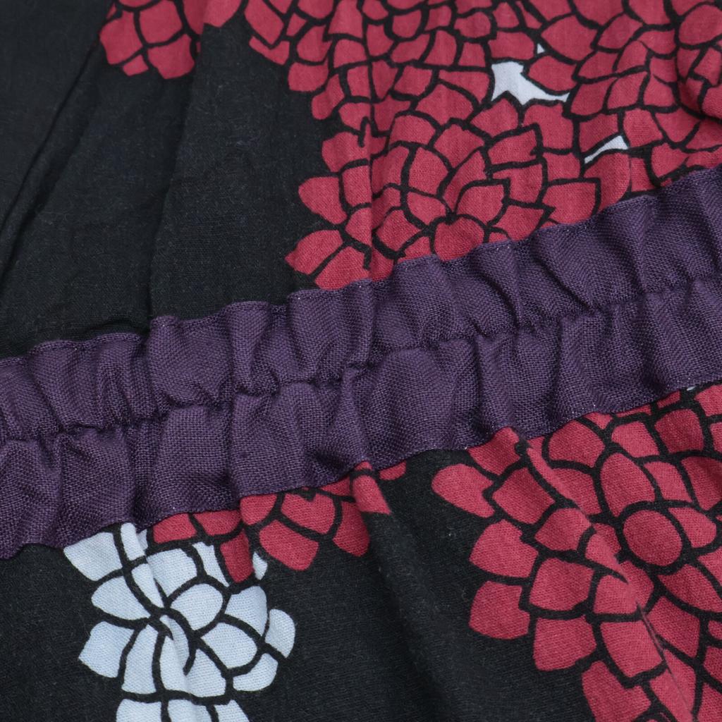 SOU SOU Kyoto Yukata Pattern dress S blackUsed