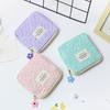 Cute Cosmetic Storage Bag Quilted Flowers Designed Cosmetic Bag Soft Comfortable Makeup Bag for Lipstick Jewelry Pouch