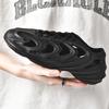 Men's Classic Hollow Sandals Anti Slip Beach Hole Shoes Summer Lace Up Sports Sandals Outdoor Lightweight Water Garden Shoes