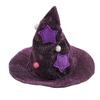 Soft Fashiona Hat Gothicism Witches Costume Hat Outdoor Activity Pet Hat for Kittens and Puppy Parties Event