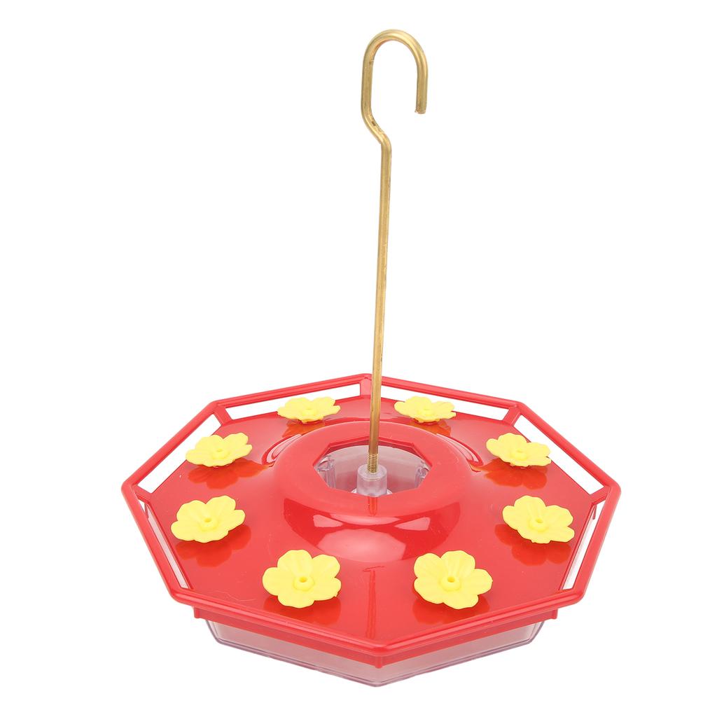 8 Yellow Flower   Feeder Plastic   Feeder with Copper Hook for Outdoors Hanging