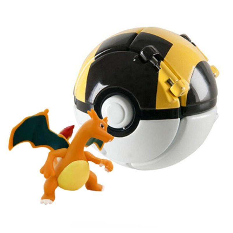 Mon Action Figure Model Toys Pikachu  Charmander Rockruff Litten