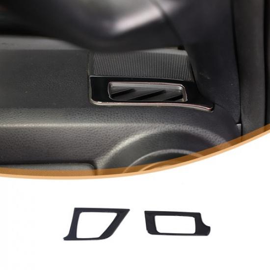 Piano Black Center Dashboard AirVent Outlet Trim Sticker For Toyota Tacoma 16-22